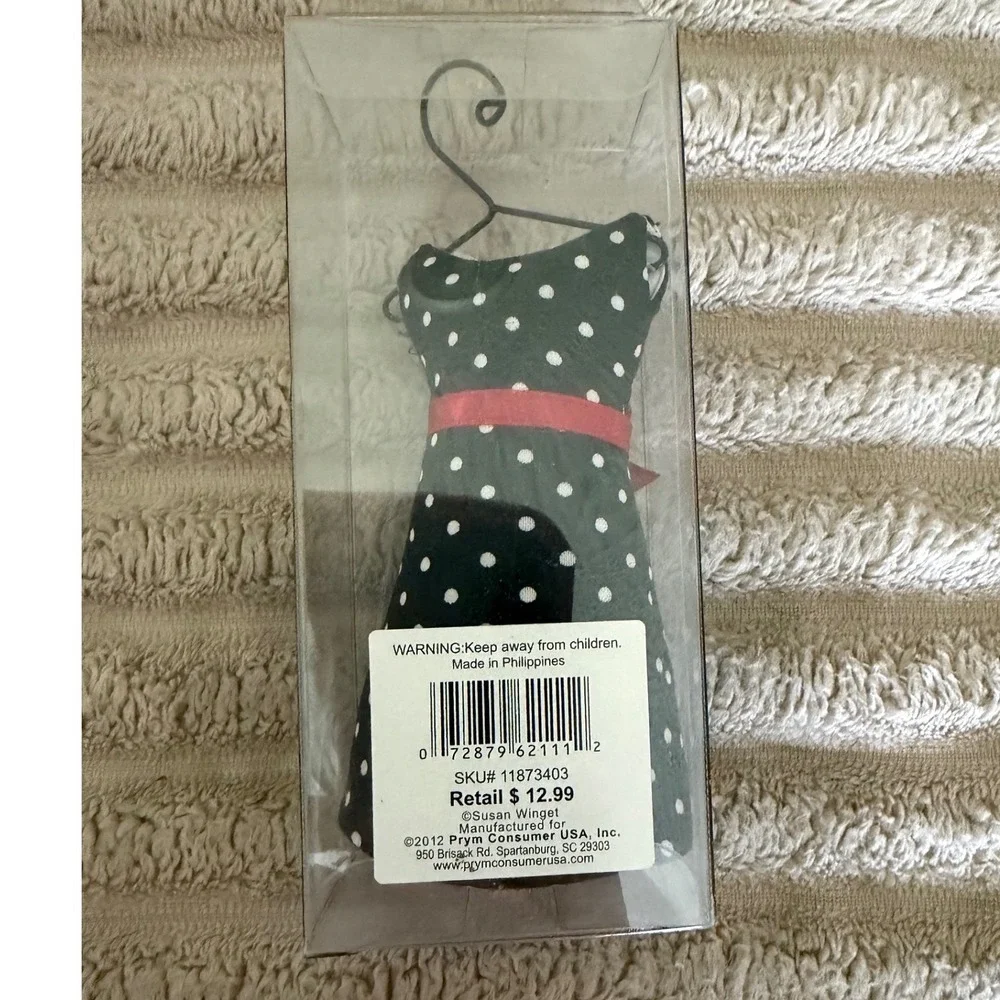 Dritz VintageCollectible Cushions Polka Dot Dress Pin‎ Cushion Winget 11873403